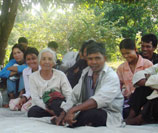 Village meeting in cambodia. Photo: BGCI